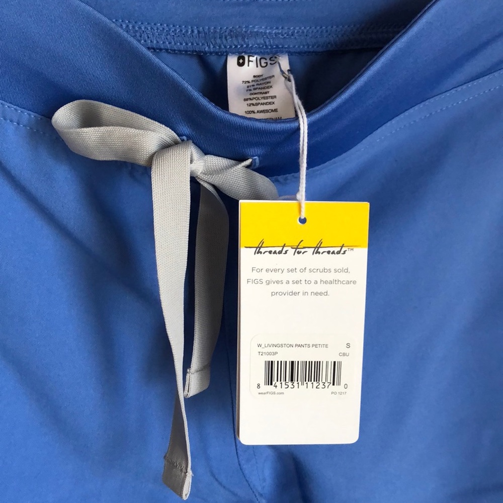 New Figs Livingston pants - Ceil Blue, Petite S